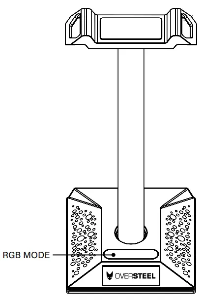 OVERSTEEL STELLITE RGB Headset Holder - fig1