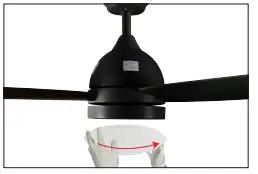 Warmiplanet WICF01-1 Ceiling Fan with Light-FIG12
