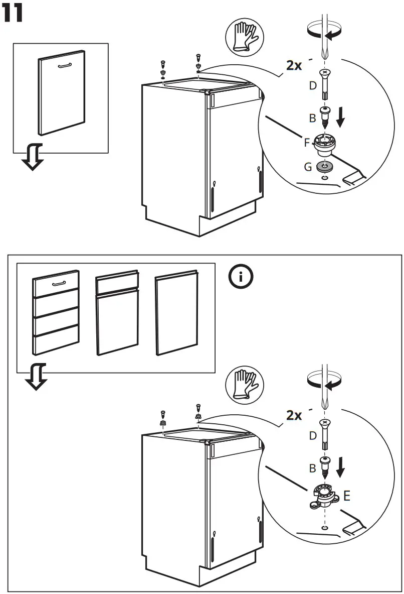 IKEA HYGIENISK Integrated Dishwasher - fig 10