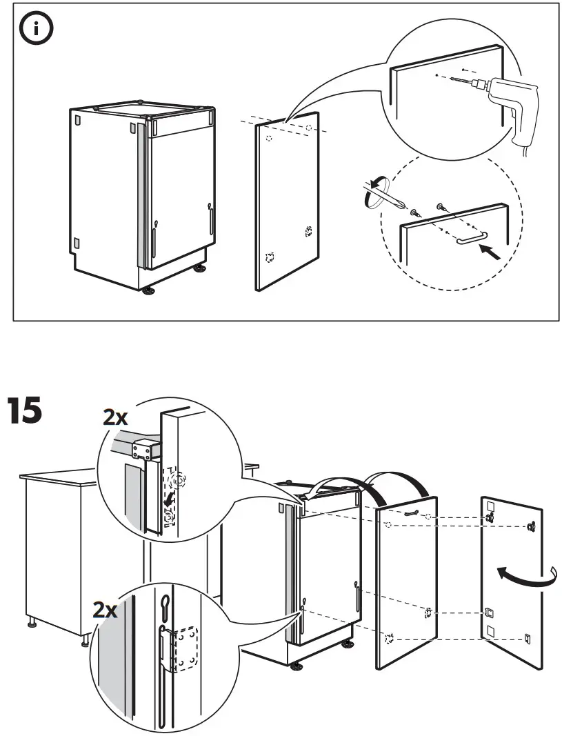 IKEA HYGIENISK Integrated Dishwasher - fig 15