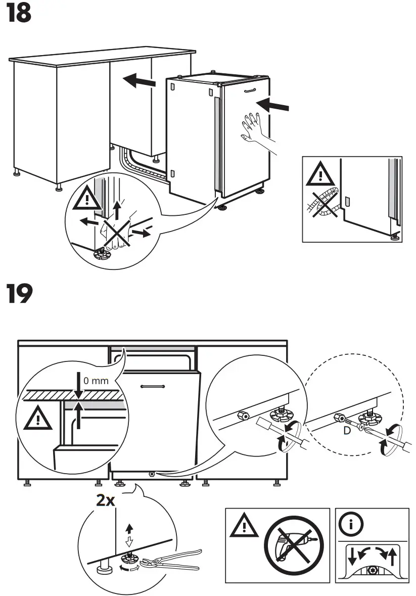 IKEA HYGIENISK Integrated Dishwasher - fig 17
