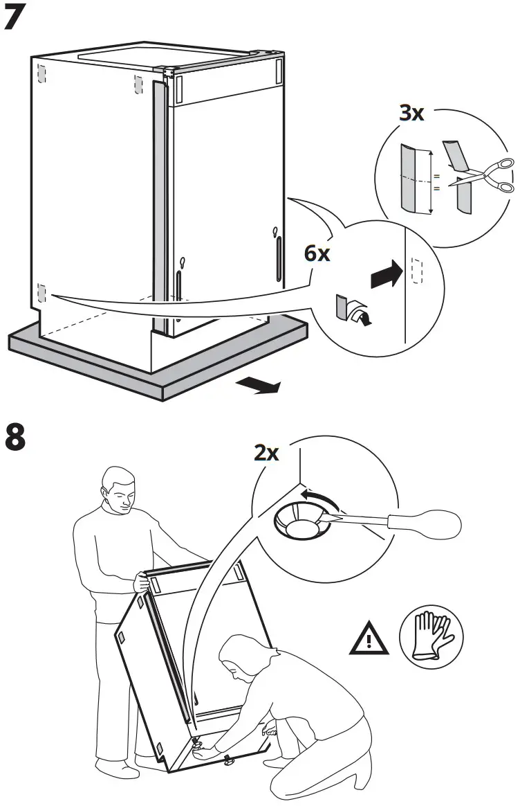 IKEA HYGIENISK Integrated Dishwasher - fig 7