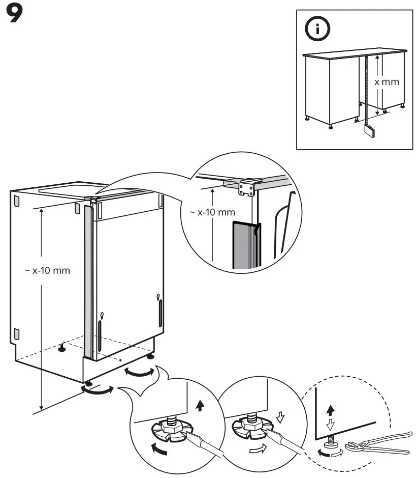 IKEA HYGIENISK Integrated Dishwasher - fig 8