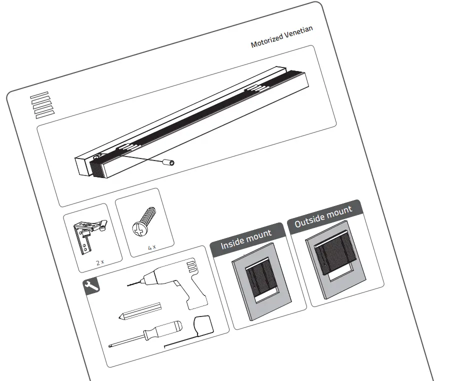 MOTIONBLINDS CM-06-E-V Venetian Blind - Install