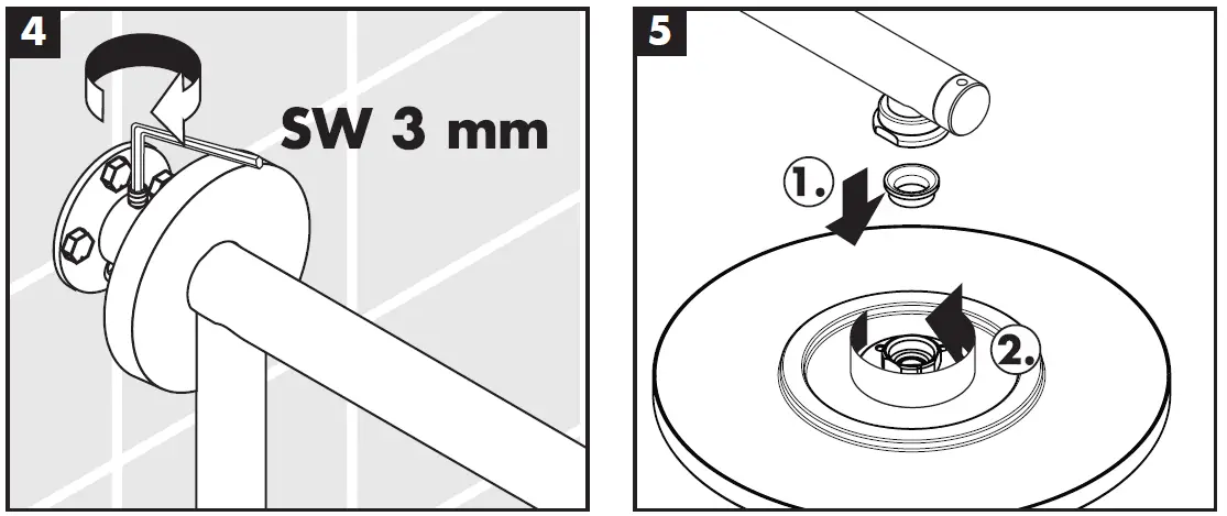 hansgrohe Raindance Connect Showerpipe, Eco 10