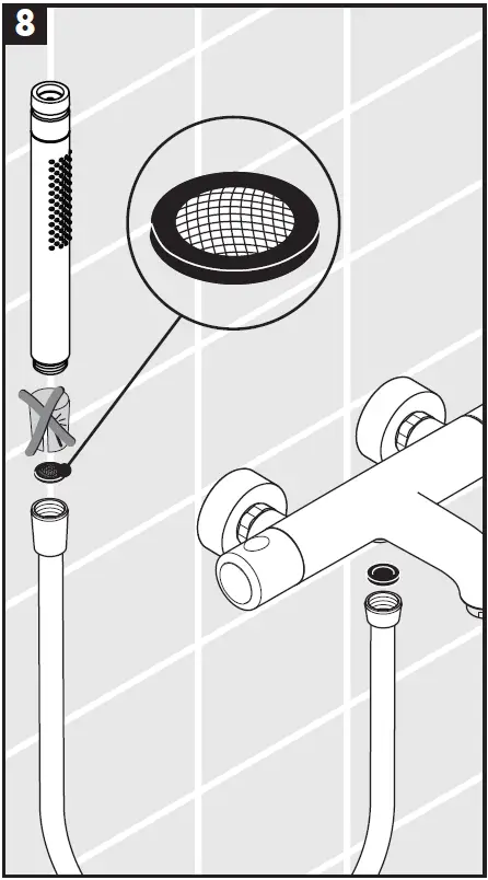 hansgrohe Raindance Connect Showerpipe, Eco 14