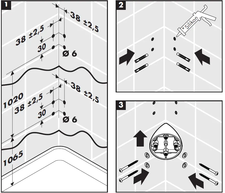 hansgrohe Raindance Connect Showerpipe, Eco 15