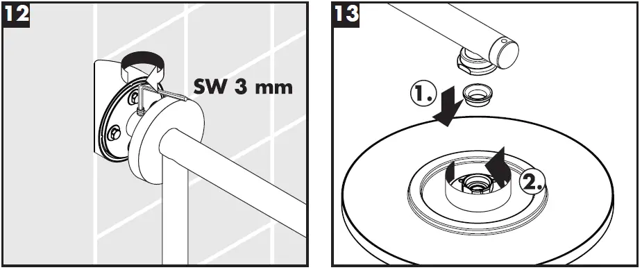 hansgrohe Raindance Connect Showerpipe, Eco 19