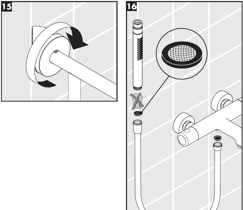 hansgrohe Raindance Connect Showerpipe, Eco 21