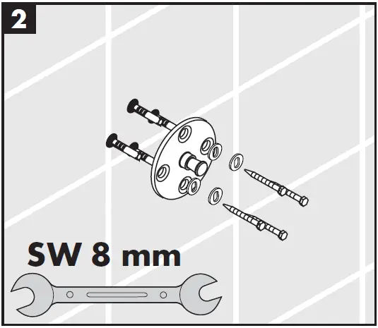hansgrohe Raindance Connect Showerpipe, Eco 9