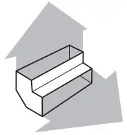 JENNAIR 30 Inch Commercial Style Wall Mount Canopy Range Hood - Vent Piece 1