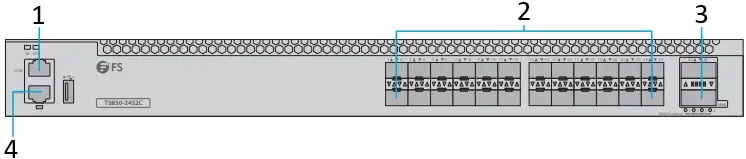 FS T5850-24S2C Network Packet Broker A9