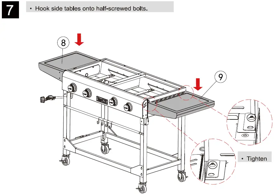 Royal-Gourmet-GD401-4-Burner-Gas-Grill-fig- (13)
