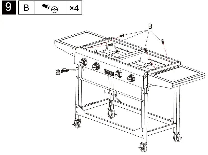 Royal-Gourmet-GD401-4-Burner-Gas-Grill-fig- (15)