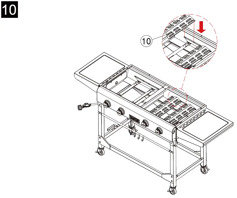 Royal-Gourmet-GD401-4-Burner-Gas-Grill-fig- (16)