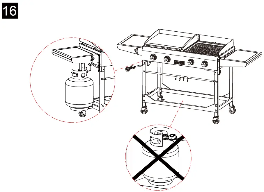 Royal-Gourmet-GD401-4-Burner-Gas-Grill-fig- (22)