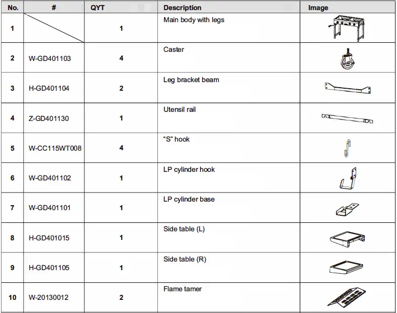 Royal-Gourmet-GD401-4-Burner-Gas-Grill-fig- (3)