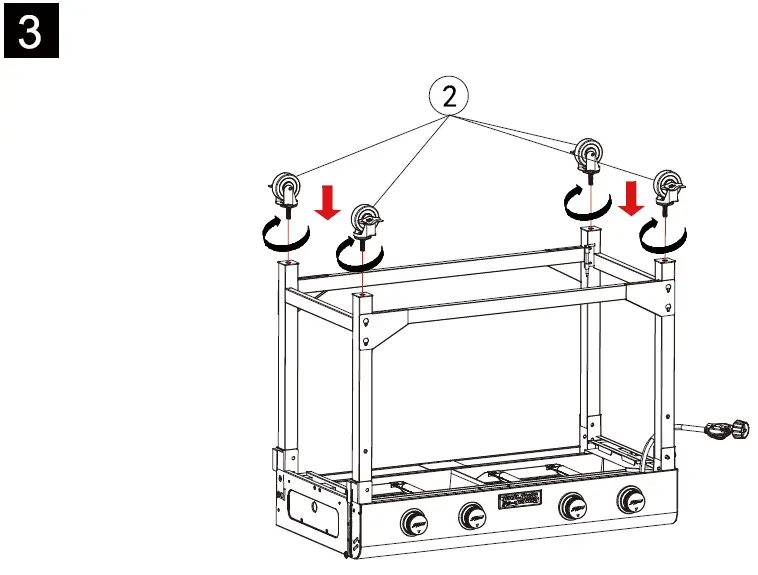 Royal-Gourmet-GD401-4-Burner-Gas-Grill-fig- (9)