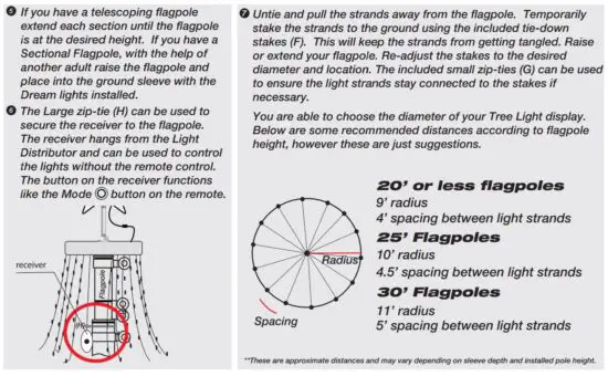 FIG 6 Installing your Dream light