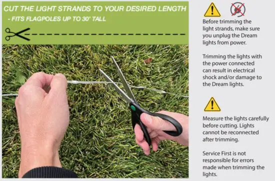 FIG 8 TRIMMING LIGHTS