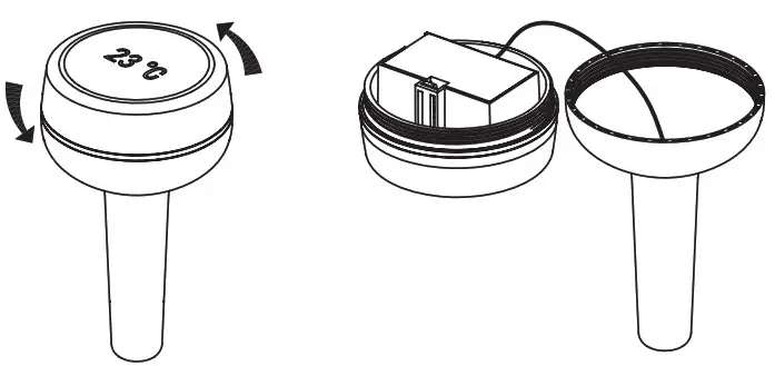 Gre THP24 Digital Display Thermometer - Fig1