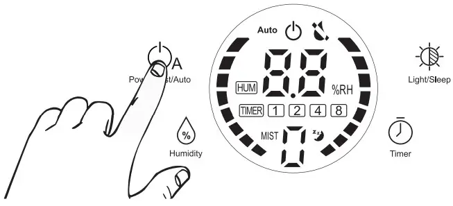 ASAKUKI ZH-001S Ultrasonic Top Fill Humidifie - using humidifier 4