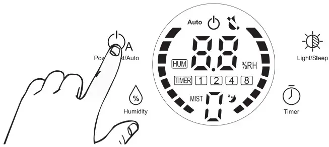 ASAKUKI ZH-001S Ultrasonic Top Fill Humidifie - using humidifier