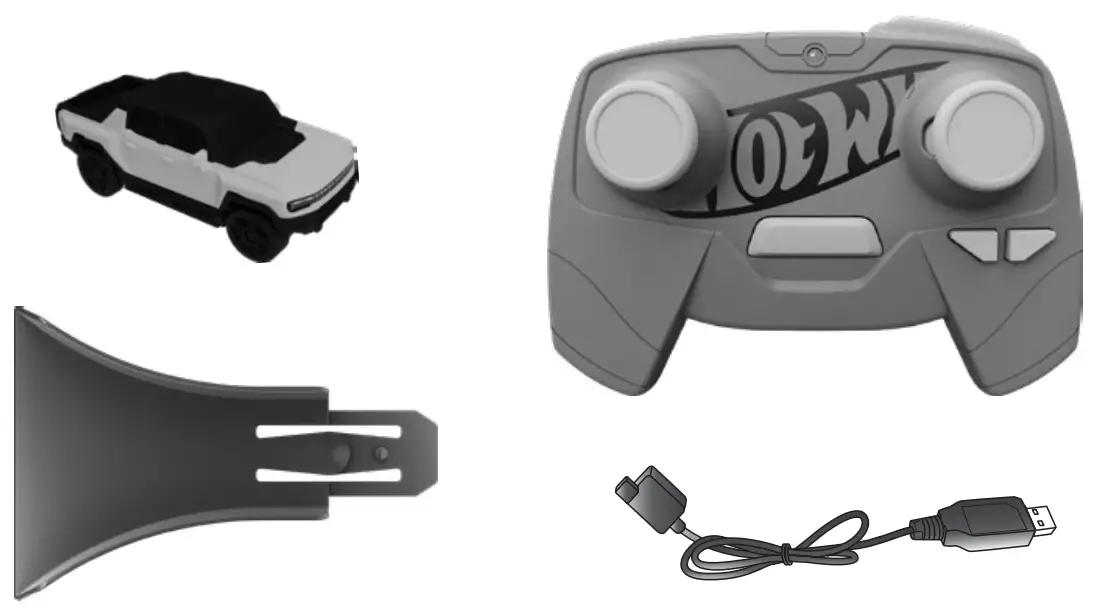 HOTWHEELS R0000-MA70 RC Car - CONTENTS