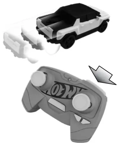 HOTWHEELS R0000-MA70 RC Car - SPEED BOOST