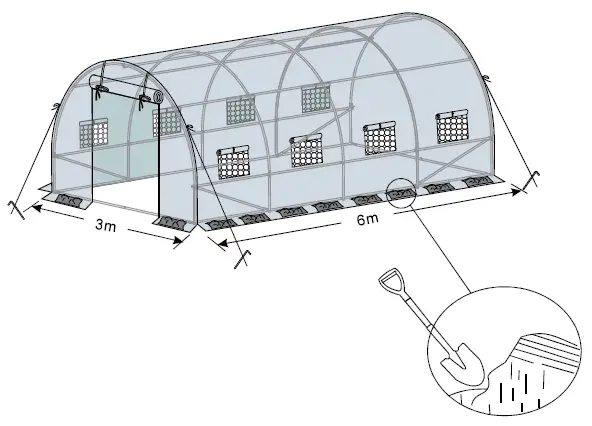 Outsunny-845-018-Walk-In-Polytunnel-Greenhouse-FIG-7