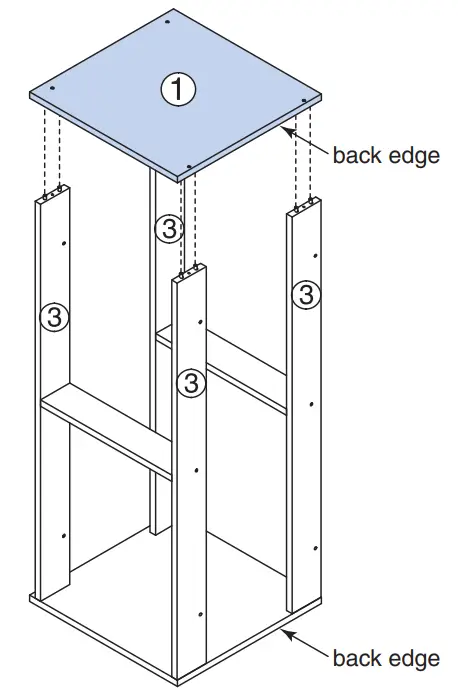 ToT mate TM8350R Single Floor Vanity - Position
