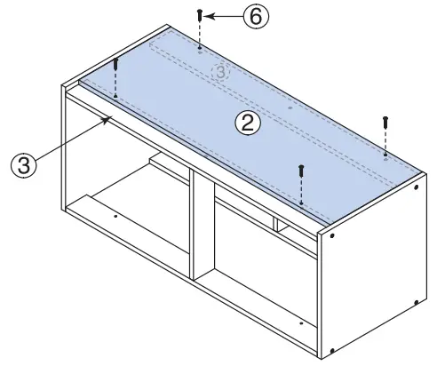 ToT mate TM8350R Single Floor Vanity - assembly 3