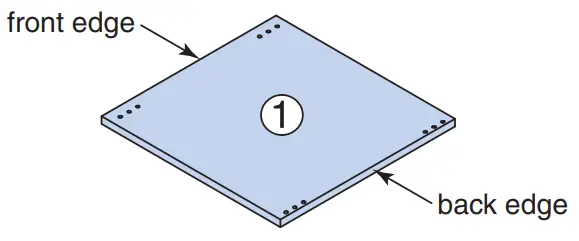 ToT mate TM8350R Single Floor Vanity - edge