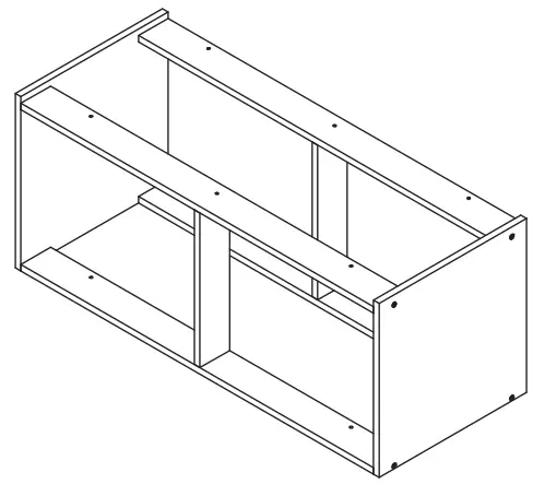 ToT mate TM8350R Single Floor Vanity - position assembly