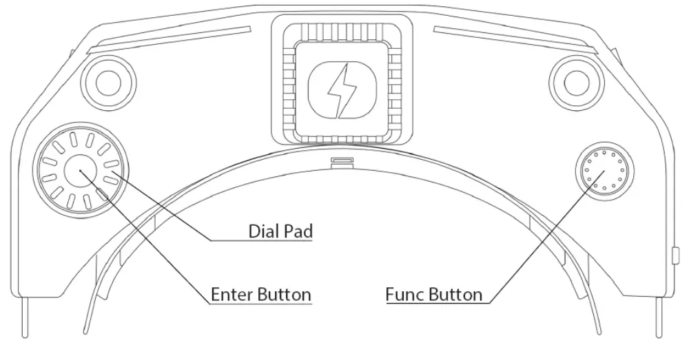DIVIMATH HD Zero Goggle Atx Airborne - Controls