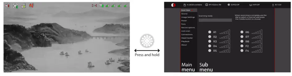 DIVIMATH HD Zero Goggle Atx Airborne - Video view