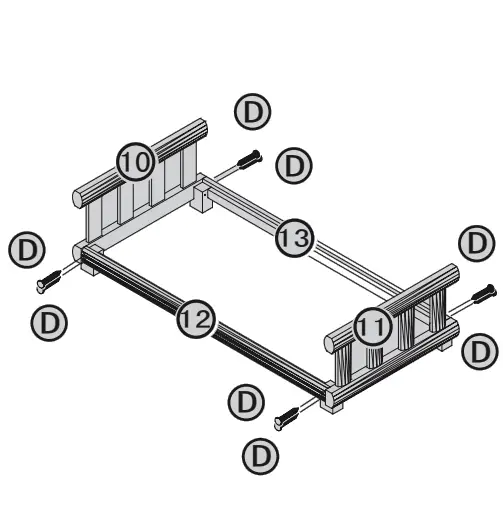KERBL 82397 Dog House with Terrace - Parts 5