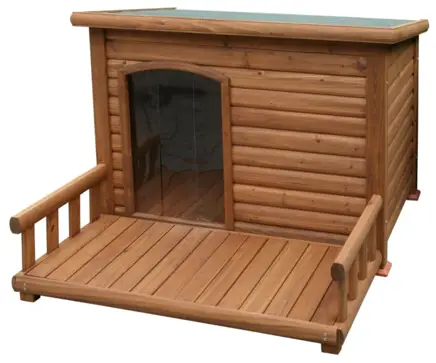 KERBL 82397 Dog House with Terrace