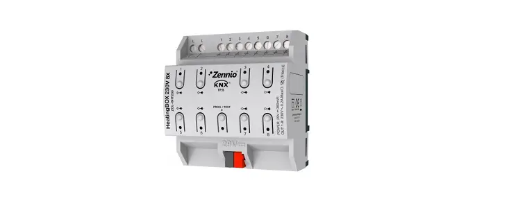 Zennio Zcl8h230v2 8/6/2 Output 230v Heating Actuator User Manual