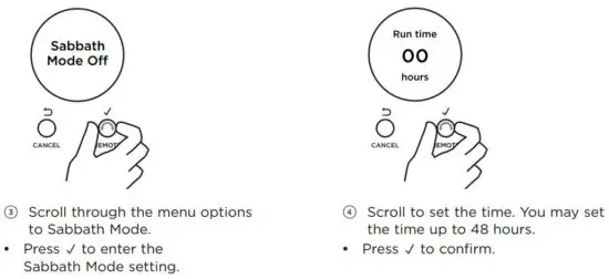FIG 60 How to set Sabbath Mode.JPG