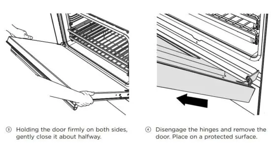FIG 81 To remove the oven door.JPG