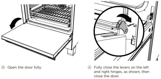 FIG 83 To replace the oven door.JPG