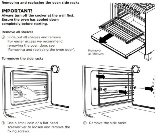 FIG 84 Removing and replacing the oven side racks.JPG
