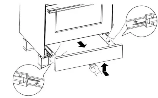 FIG 86 Removing and replacing the warming drawer.JPG