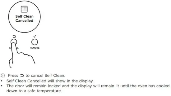 FIG 95 To cancel Self Clean.JPG