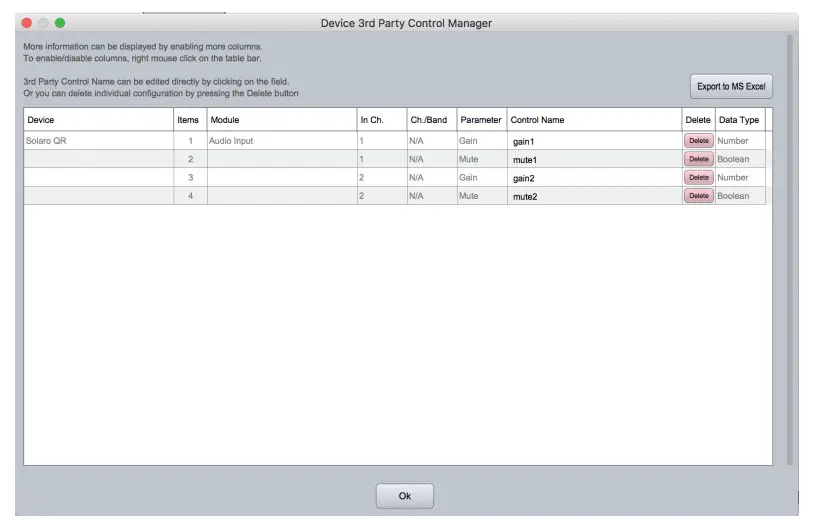 XILICA FR1-D Solaro Series Digital Signal Processor - Commands List