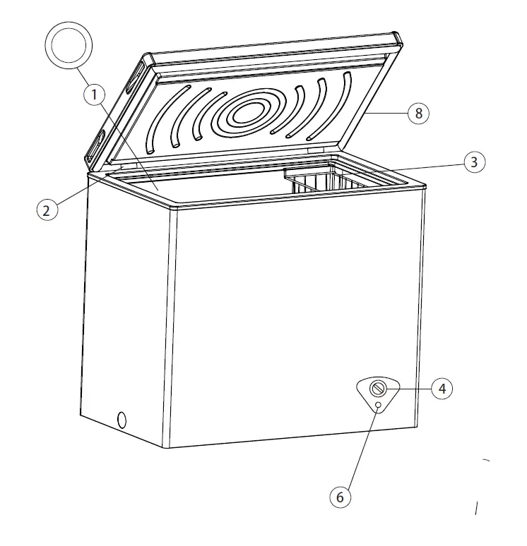 RCA RFRF350 Chest Freezer 1