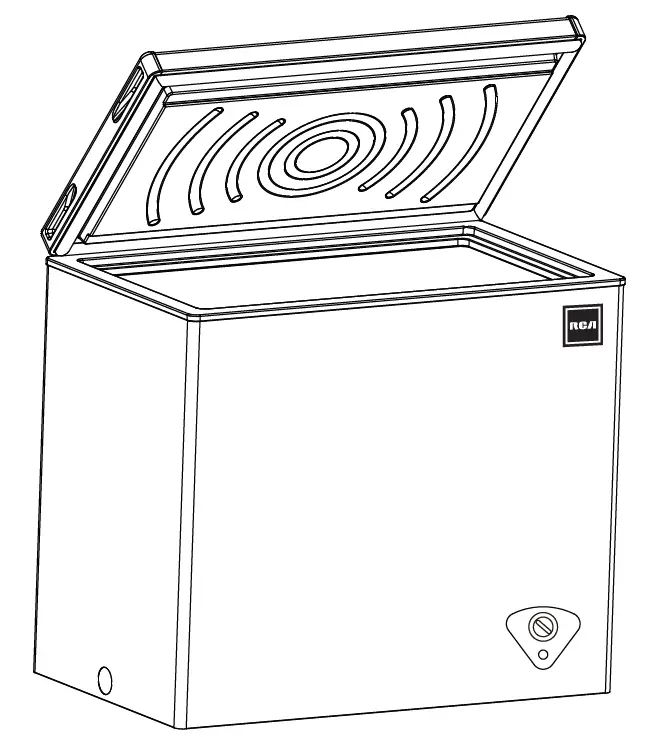 RCA RFRF350 Chest Freezer