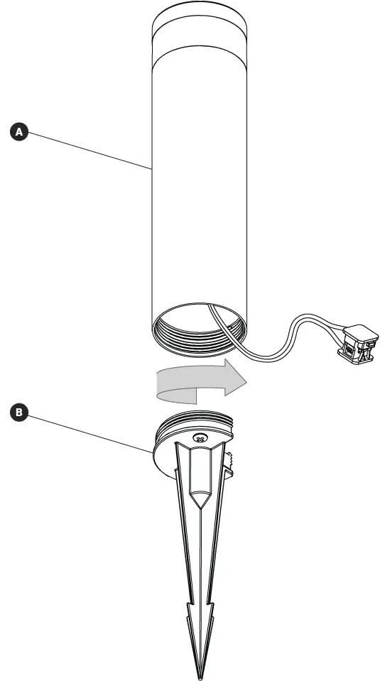 artika-8BOL-SWLV-HD2BL-Swirl-LED-Path-Bollard-Light-FIG-4