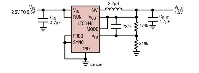 Linear-Technology-Corporation-LTC3448-Demonstration-Circuit-840-PRODUCT